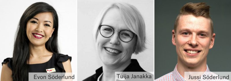 Evon Söderlund Tuija Janakka Jussi Söderlund