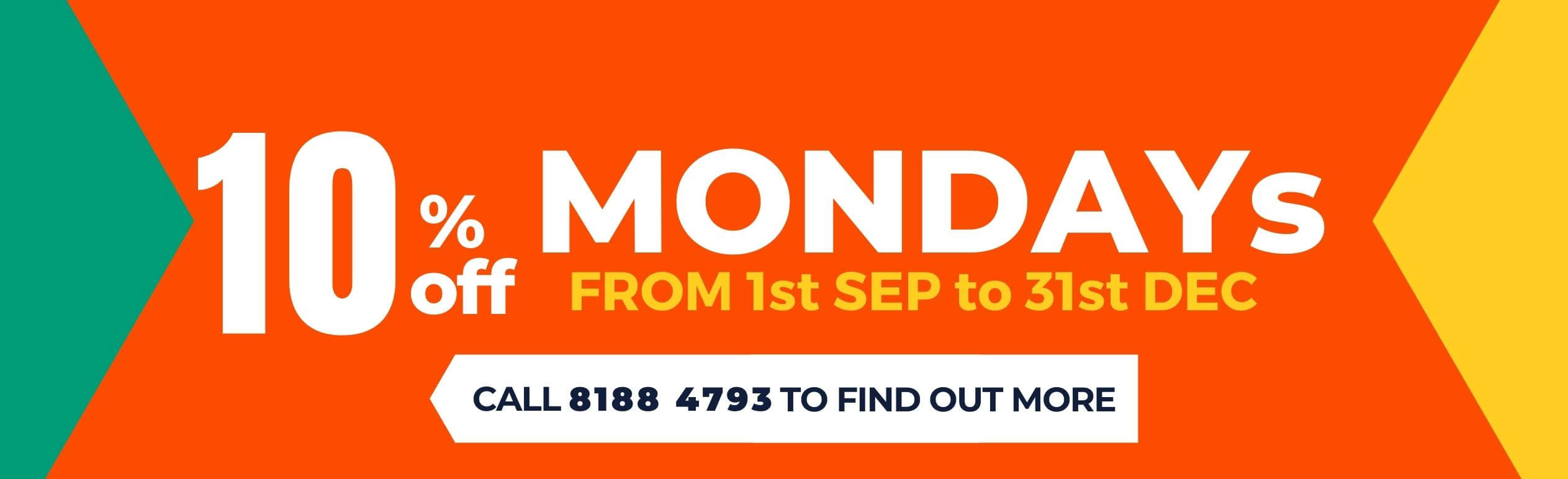 HUONE Singapore Monday 10% off deal