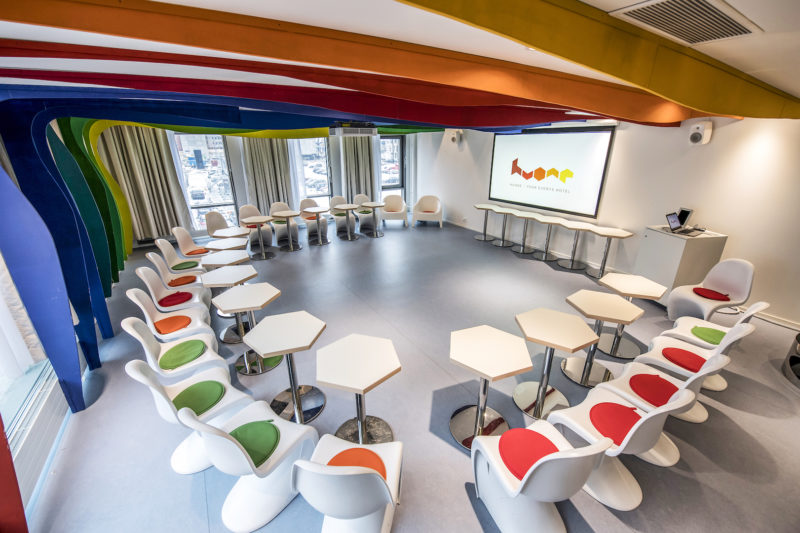 Rainbow room in HUONE Helsinki Rainbow room in HUONE Helsinki