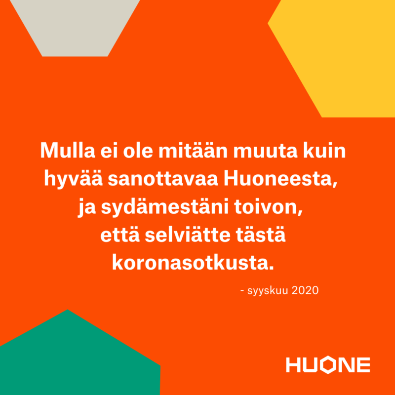 customer comment huone helsinki