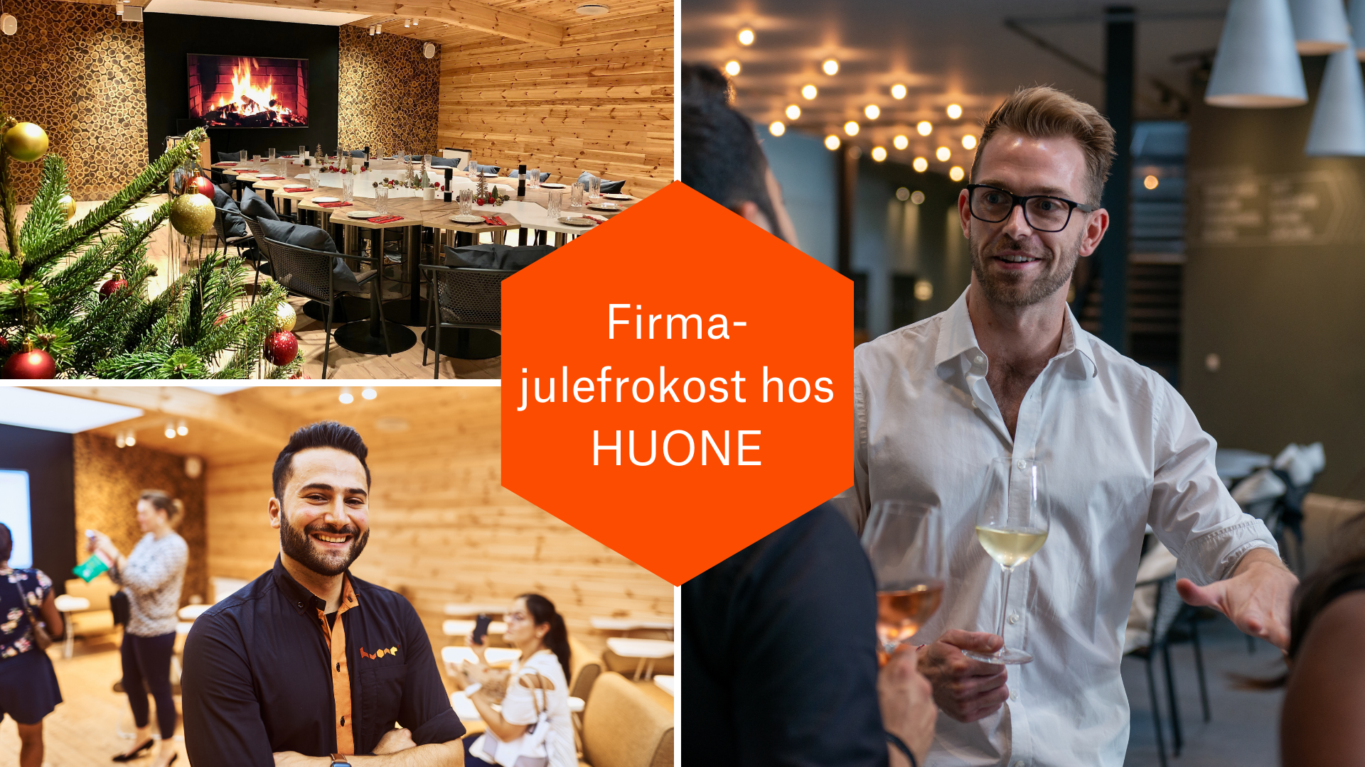 Firmajulefrokost i københavn @HUONE