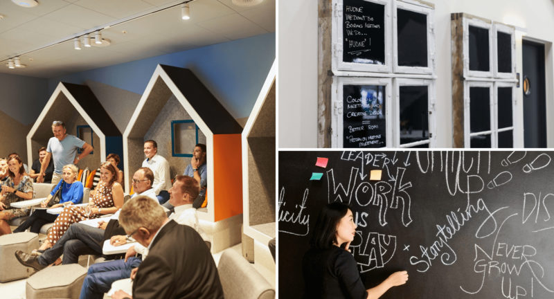 Se vores 20 kreative mødelokaler her. Pauser_teambuilding